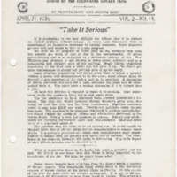 The Razzberry- April 21, 1936
