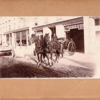 Coldwater Fire Department Horse-Drawn Hose Wagon