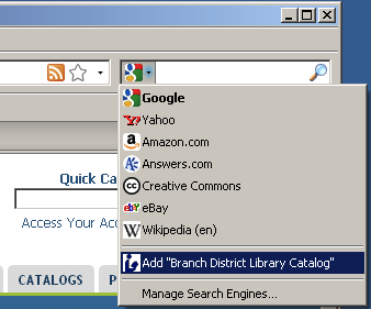 Image: Adding in Firefox