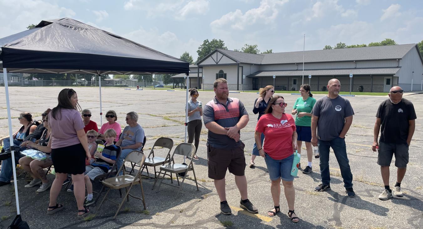Bookmobile Ribbon Cutting