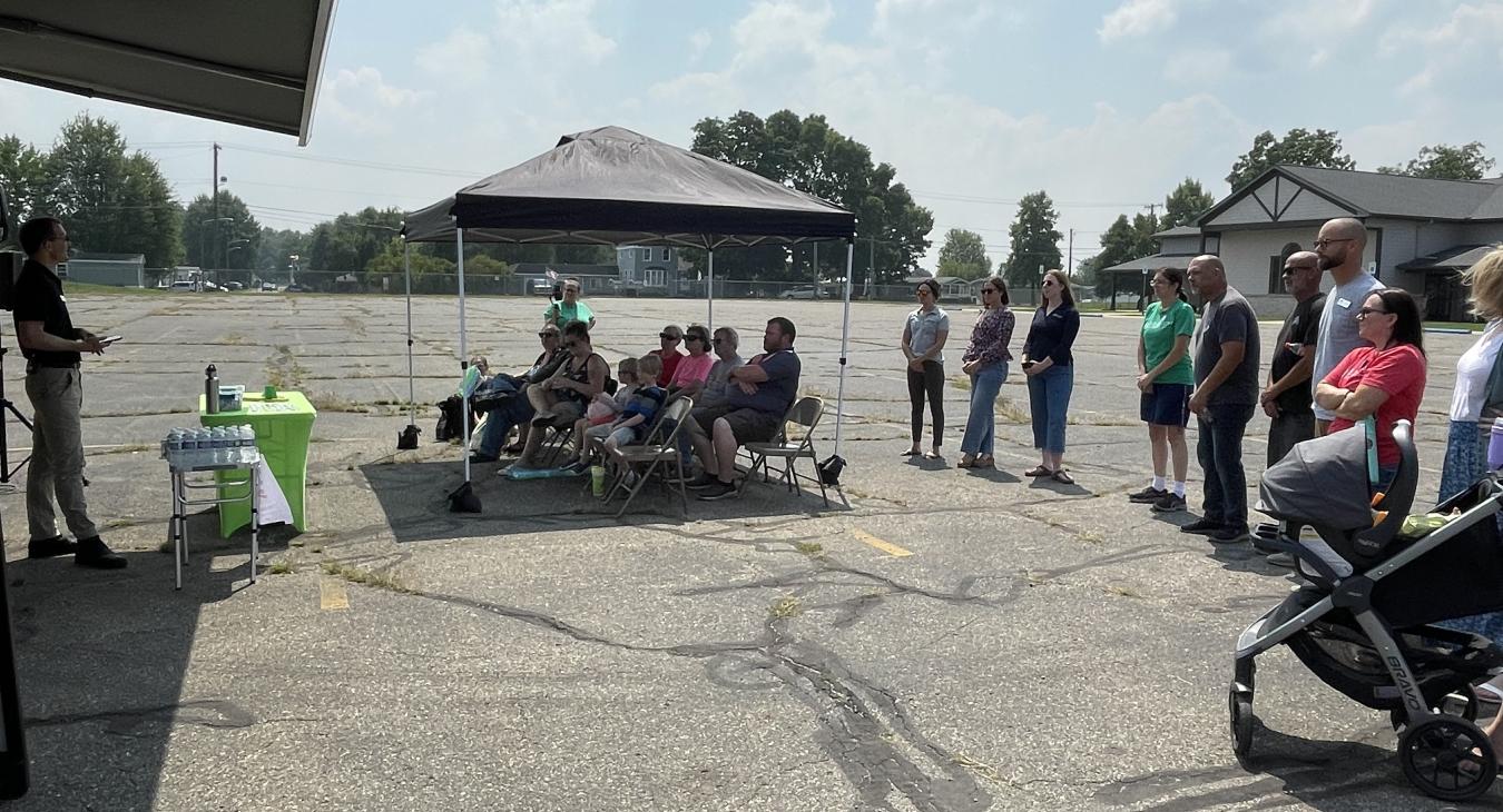 Bookmobile Ribbon Cutting