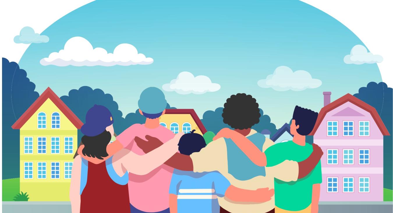 Image showing a group of people representing community.